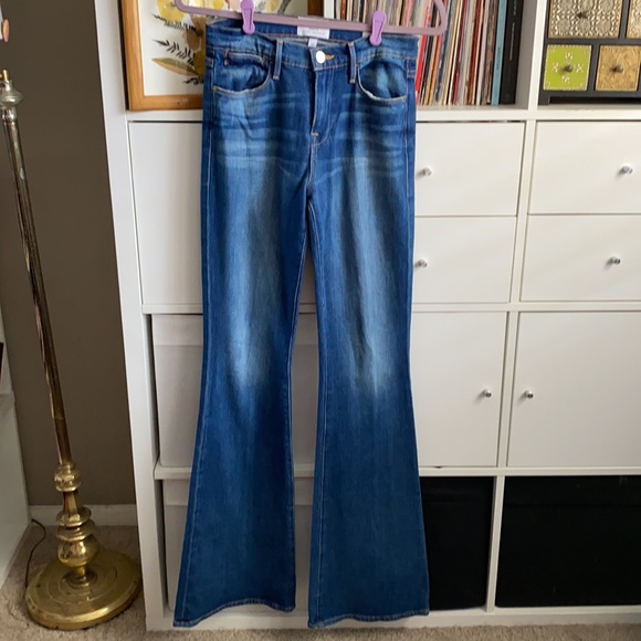 Frame Denim Flare Jeans - Picture 1 of 7